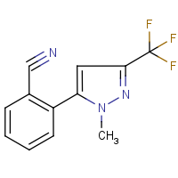 CAS: 910037-17-1 | PC8557 | 2-[1-Methyl-3-(trifluoromethyl)-1H-pyrazol-5-yl]benzonitrile