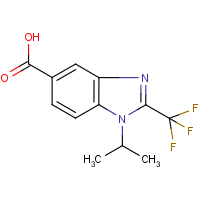 CAS:306935-42-2 | PC8566 | 1-Isopropyl-2-(trifluoromethyl)-1H-benzimidazole-5-carboxylic acid