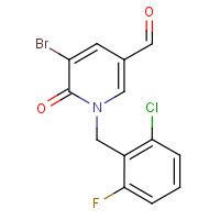 CAS:952183-68-5 | PC8570 | 5-Bromo-1-(2-chloro-6-fluorobenzyl)-1,6-dihydro-6-oxopyridine-3-carboxaldehyde