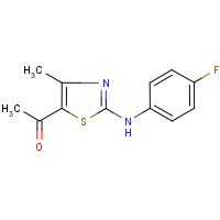 CAS:952183-69-6 | PC8572 | 5-Acetyl-2-[(4-fluorophenyl)amino]-4-methyl-1,3-thiazole