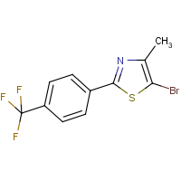 CAS:850375-27-8 | PC8618 | 5-Bromo-4-methyl-2-[4-(trifluoromethyl)phenyl]-1,3-thiazole
