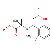 CAS: 1052611-30-9 | PC8628 | 1,5-Dimethyl-2-(2-fluorophenyl)-5-(methoxycarbonyl)pyrrolidine-3-carboxylic acid