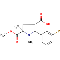 CAS:1052611-06-9 | PC8630 | 1,5-Dimethylpyrrolidine-2-(3-fluorophenyl)-5-(methoxycarbonyl)-3-carboxylic acid