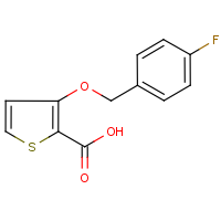 CAS:303147-78-6 | PC8641 | 3-[(4-Fluorobenzyl)oxy]thiophene-2-carboxylic acid