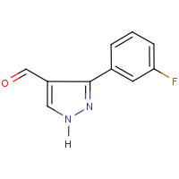 CAS: 161398-15-8 | PC8657 | 3-(3-Fluorophenyl)-1H-pyrazole-4-carboxaldehyde