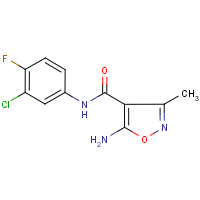 CAS:695191-77-6 | PC8667 | 5-Amino-N-(3-chloro-4-fluorophenyl)-3-methylisoxazole-4-carboxamide