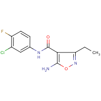 CAS:632291-66-8 | PC8669 | 5-Amino-N-(3-chloro-4-fluorophenyl)-3-ethylisoxazole-4-carboxamide