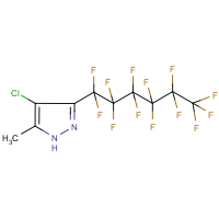 CAS: 244022-66-0 | PC8672 | 4-Chloro-5-methyl-3-(perfluorohexyl)pyrazole