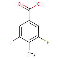 CAS: 861905-94-4 | PC8697 | 3-Fluoro-5-iodo-4-methylbenzoic acid