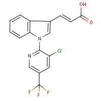 CAS:1164457-90-2 | PC8713 | 1-[3-Chloro-5-(trifluoromethyl)pyridin-2-yl]-1H-indol-3-ylacrylic acid