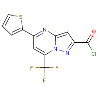 CAS:524036-13-3 | PC8722 | 5-(Thien-2-yl)-7-(trifluoromethyl)pyrazolo[1,5-a]pyrimidine-2-carbonyl chloride