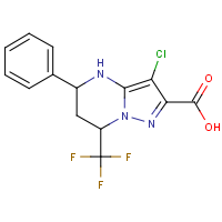 CAS:312699-22-2 | PC8728 | 3-Chloro-5-phenyl-7-(trifluoromethyl)-4,5,6,7-tetrahydropyrazolo[1,5-a]pyrimidine-2-carboxylic acid