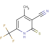 CAS:182127-90-8 | PC8733 | 1,2-Dihydro-4-methyl-2-thioxo-6-(trifluoromethyl)pyridine-3-carbonitrile