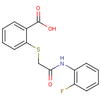 CAS:385382-63-8 | PC8747 | 2-({2-[(2-Fluorophenyl)amino]-2-oxoethyl}thio)benzoic acid