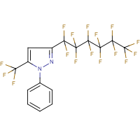 CAS:959573-93-4 | PC8796 | 3(5)-(Perfluoro-n-hexyl)-5(3)-trifluoromethyl-1-(phenyl)pyrazole