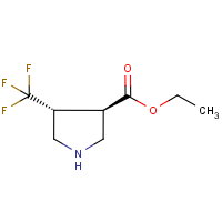 CAS:1283107-62-9 | PC8811 | Ethyl (3R,4R)-4-(trifluoromethyl)pyrrolidine-3-carboxylate