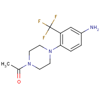 CAS:914348-88-2 | PC8825 | 1-{4-[4-Amino-2-(trifluoromethyl)phenyl]piperazin-1-yl}ethan-1-one