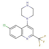 CAS: 401567-88-2 | PC8865 | 1-[6-Chloro-2-(trifluoromethyl)quinol-4-yl]piperazine