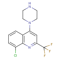 CAS: 401567-90-6 | PC8871 | 1-[8-Chloro-2-(trifluoromethyl)quinol-4-yl]piperazine
