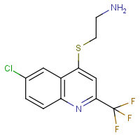 CAS: 541539-75-7 | PC8883 | 4-(2-Aminoethylthio)-6-chloro-2-(trifluoromethyl)quinoline