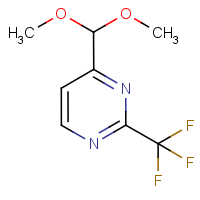 CAS: 878760-47-5 | PC8909 | 4-(Dimethoxymethyl)-2-(trifluoromethyl)pyrimidine