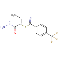 CAS:263387-25-3 | PC8924 | 4-Methyl-2-[4-(trifluoromethyl)phenyl]-1,3-thiazole-5-carbohydrazide
