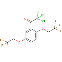 CAS:76784-42-4 | PC9002 | 1,4-Bis(2,2,2-trifluoroethoxy)-2-(trichloroacetyl)benzene