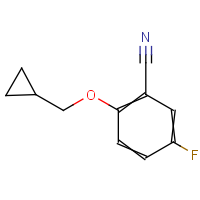 CAS:1342025-16-4 | PC900219 | 2-(Cyclopropylmethoxy)-5-fluorobenzonitrile