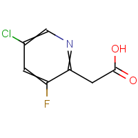 CAS: 1214323-94-0 | PC900577 | 2-(5-Chloro-3-fluoropyridin-2-yl)acetic acid