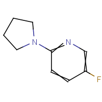 CAS: 1287217-79-1 | PC900592 | 5-Fluoro-2-(pyrrolidin-1-yl)pyridine