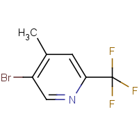 CAS: 1010422-51-1 | PC900609 | 5-Bromo-4-methyl-2-(trifluoromethyl)pyridine
