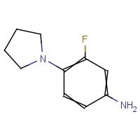 CAS: 93246-54-9 | PC901082 | 3-Fluoro-4-(pyrrolidin-1-yl)aniline