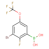 CAS:2096342-15-1 | PC901153 | 3-Bromo-2-fluoro-5-(trifluoromethoxy)phenylboronic acid