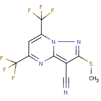 CAS:174842-48-9 | PC9013 | 5,7-Bis(trifluoromethyl)-3-cyano-2-(methylthio)pyrazolo[1,5-a]pyrimidine