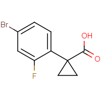CAS:872422-15-6 | PC901560 | 1-(4-Bromo-2-fluorophenyl)cyclopropanecarboxylic acid