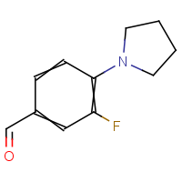 CAS:153659-43-9 | PC901565 | 3-Fluoro-4-(pyrrolidin-1-yl)benzaldehyde