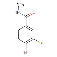 CAS:865111-72-4 | PC901574 | 4-Bromo-3-fluoro-N-methylbenzamide