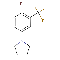 CAS:1020252-86-1 | PC902128 | 1-[4-Bromo-3-(trifluoromethyl)phenyl]pyrrolidine