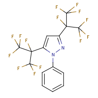 CAS:244187-02-8 | PC9031 | 3,5-Bis(heptafluoroisopropyl)-1-phenylpyrazole