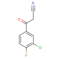 CAS: 267880-79-5 | PC9048 | 3-Chloro-4-fluorobenzoylacetonitrile
