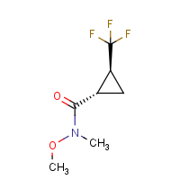 CAS:1369338-93-1 | PC905113 | Trans-N-methoxy-N-methyl-2-(trifluoromethyl)cyclopropanecarboxamide