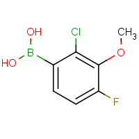 CAS: 943831-11-6 | PC905543 | (2-Chloro-4-fluoro-3-methoxyphenyl)boronic acid