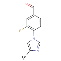 CAS:937400-07-2 | PC907868 | 3-Fluoro-4-(4-methyl-1H-imidazol-1-yl)benzaldehyde