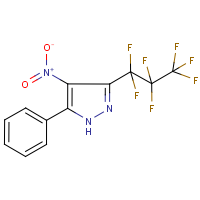 CAS: 244187-06-2 | PC9087 | 3-(Heptafluoropropyl)-4-nitro-5-phenylpyrazole