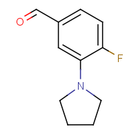CAS:1197193-31-9 | PC908773 | 4-Fluoro-3-pyrrolidinobenzaldehyde