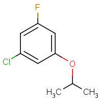 CAS:1369947-26-1 | PC910126 | 1-Chloro-3-fluoro-5-(propan-2-yloxy)benzene