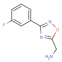CAS:937651-13-3 | PC910922 | [3-(3-Fluorophenyl)-1,2,4-oxadiazol-5-yl]methanamine