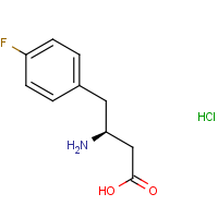 CAS:331763-68-9 | PC911010 | (3S)-3-Amino-4-(4-fluorophenyl)butanoic acid hydrochloride