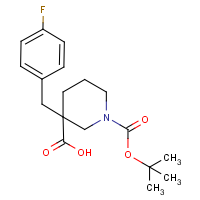 CAS: 887344-22-1 | PC911085 | 1-Boc-3-(4-fluorobenzyl)-3-carboxypiperidine