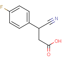 CAS: 1267271-26-0 | PC911150 | 3-Cyano-3-(4-fluoro-phenyl)-propionic acid